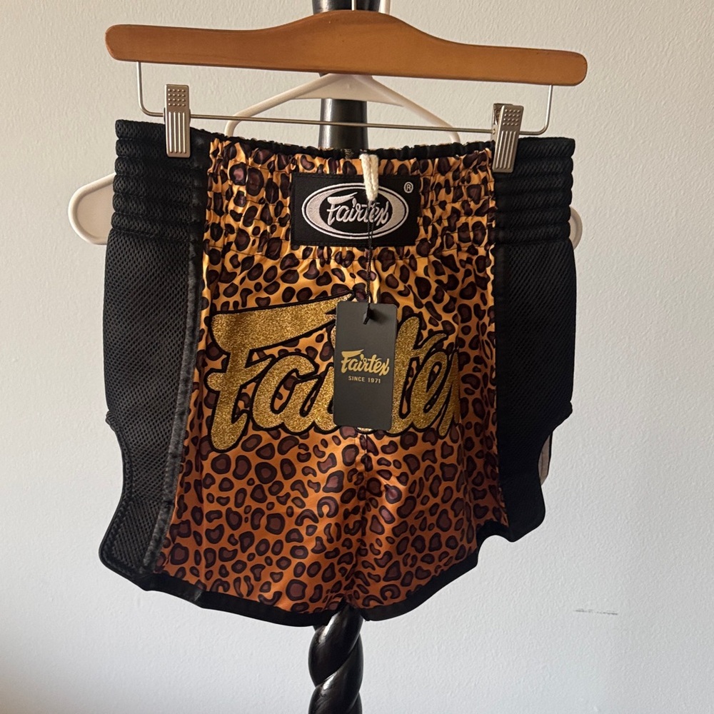 Fairtex Women's Leopard Print Athletic Shorts
